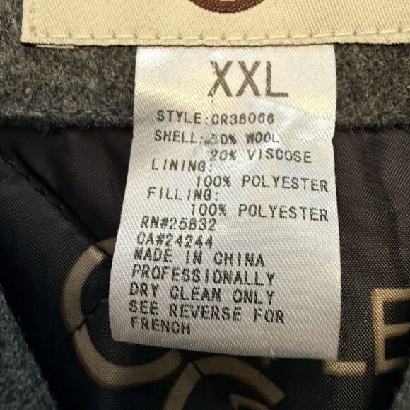 Cripple Creek Vest Mens Large Brown Wool Blend Western Rancher Cowboy Wear - Picture 3 of 13